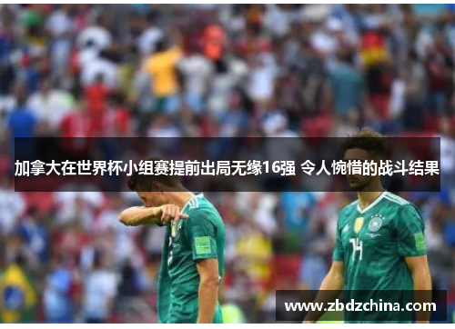 加拿大在世界杯小组赛提前出局无缘16强 令人惋惜的战斗结果